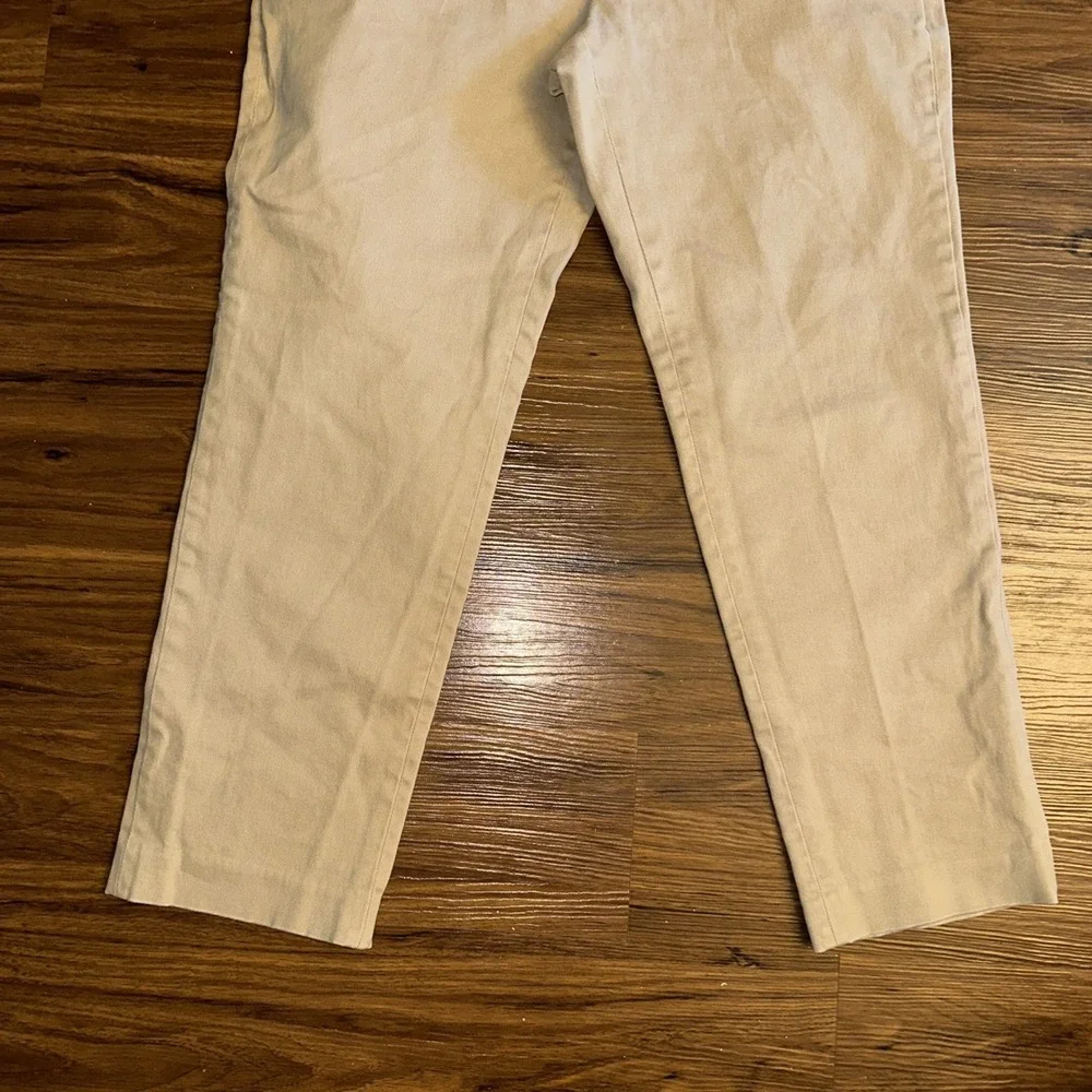 Brooks Brothers Clark Chino Pants Men's 38x30 Beige Cotton Straight Leg